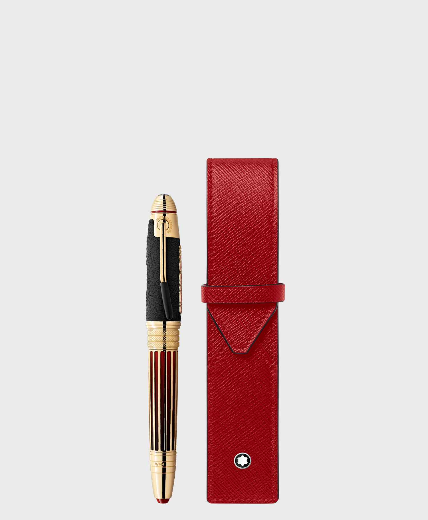 Bao da đựng 1 bút Montblanc chính hãng / Montblanc Sartorial 1 Pen Pouch MB130835