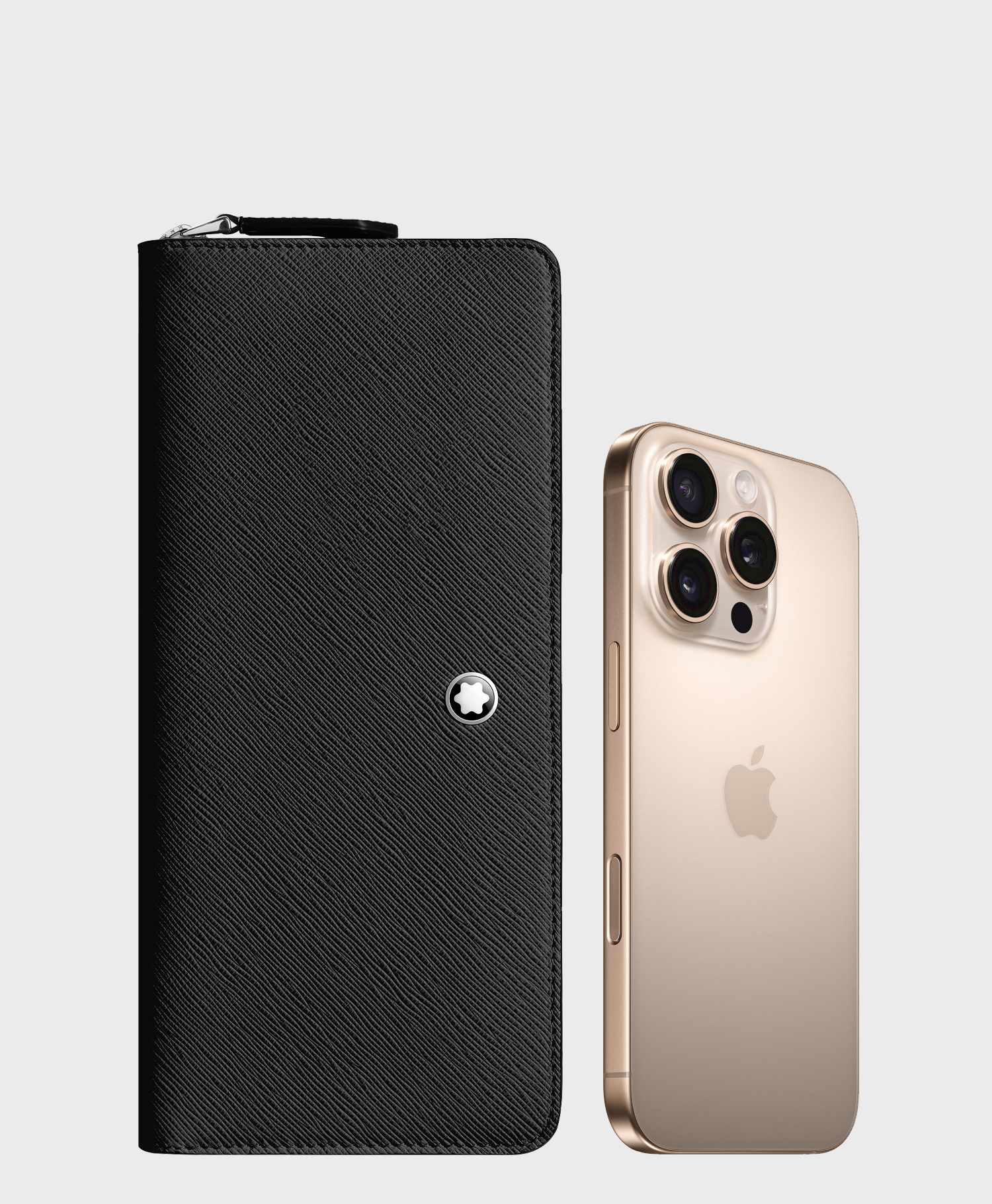 Bao da kiêm ví cho điện thoại Montblanc Phone Pouch 130749