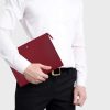 Giá túi Montblanc Sartorial Clutch Pochette, Red MB126057 authentic