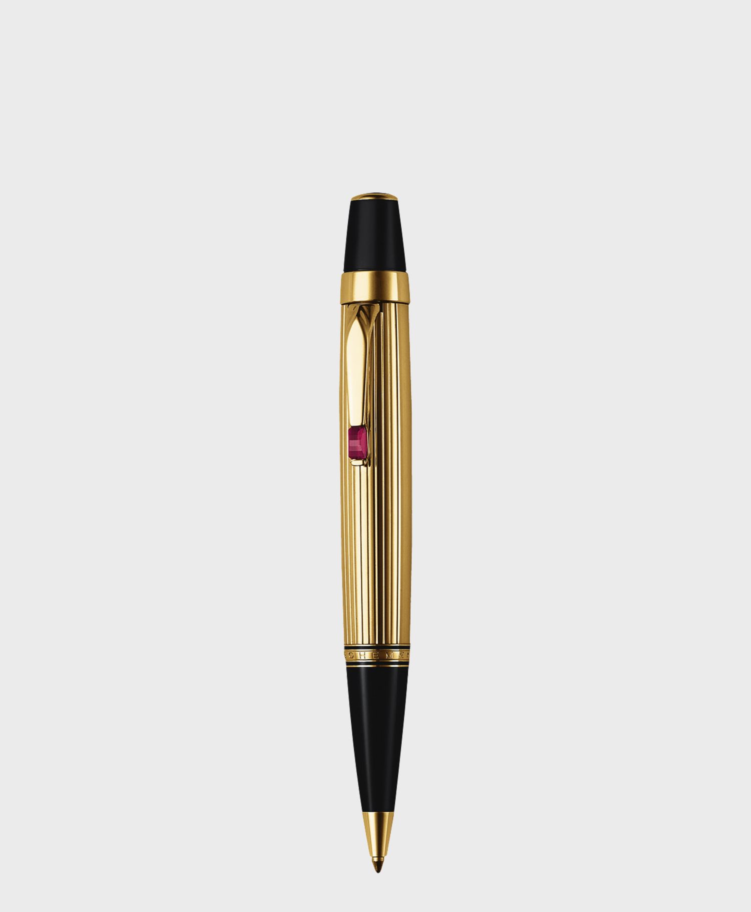 Bút bi Montblanc Boheme Gold Plated Rouge Ballpoint Pen 5814
