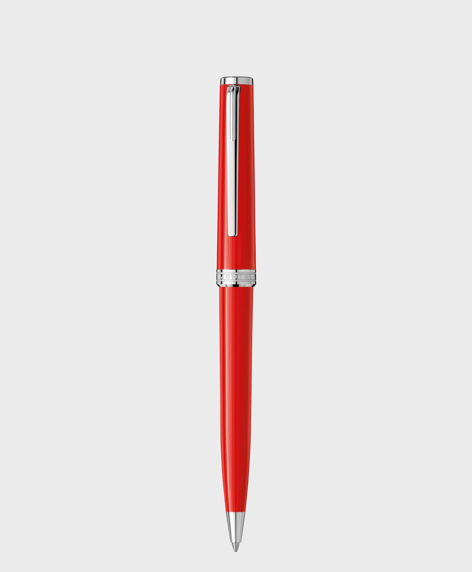 Bút bi Montblanc màu đỏ bản Pix Red Ballpoint Pen MB114814