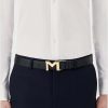 Đánh giá thắt lưng Montblanc M Buckle Black 35mm Reversible Leather Belt MB128786 / MB-128786