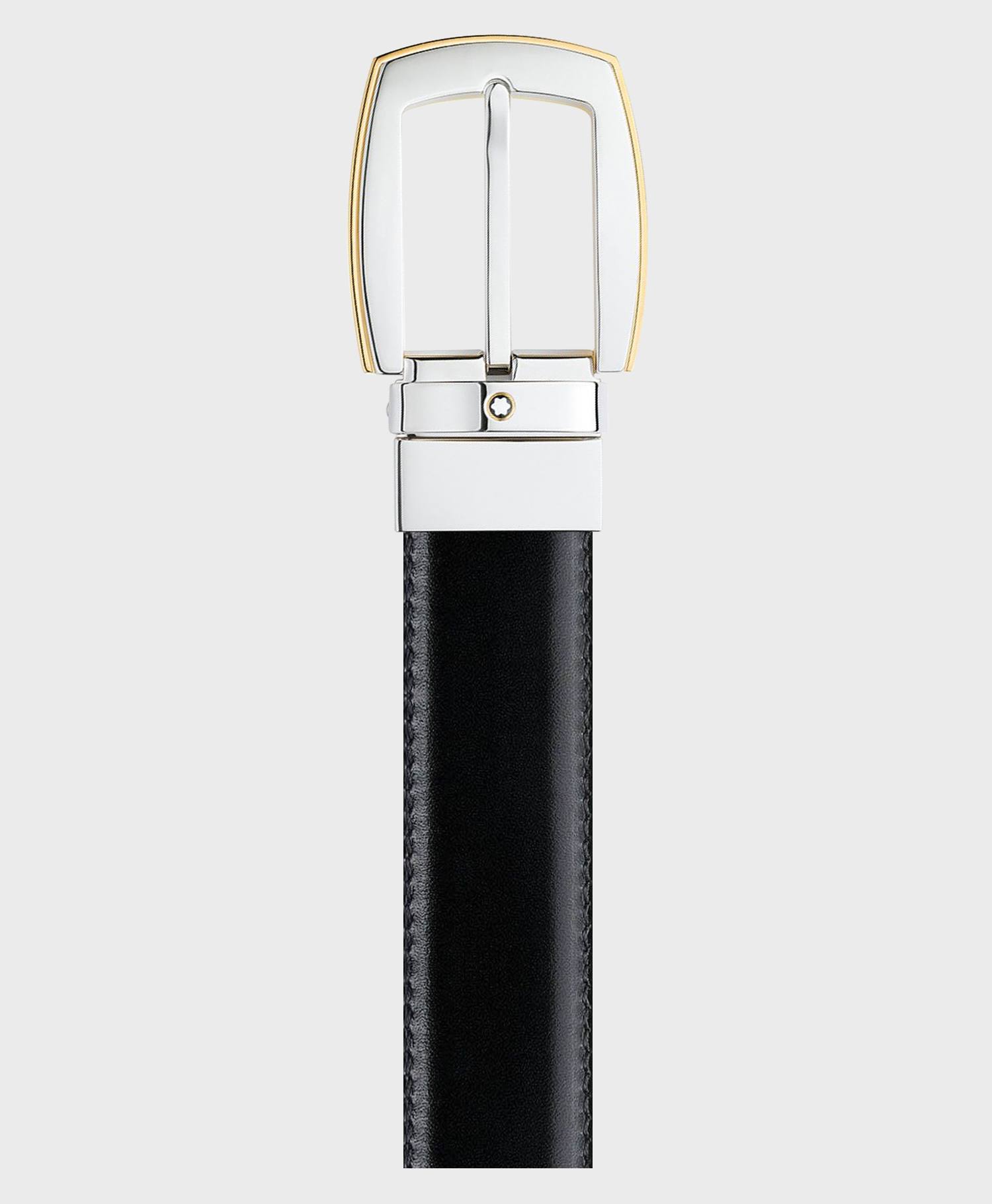 Đánh giá thắt lưng Montblanc MB111081 Convex Reversible Black/Brown Leather Belt 30mm