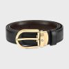Dây lưng Montblanc 111714 Business Gold Reversible Leather Belt