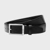 Dây lưng Montblanc 35mm Black Cut-To-Size Business Belt 114435