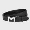 Dây nịt Montblanc 128787 M Buckle Reversible Leather Belt