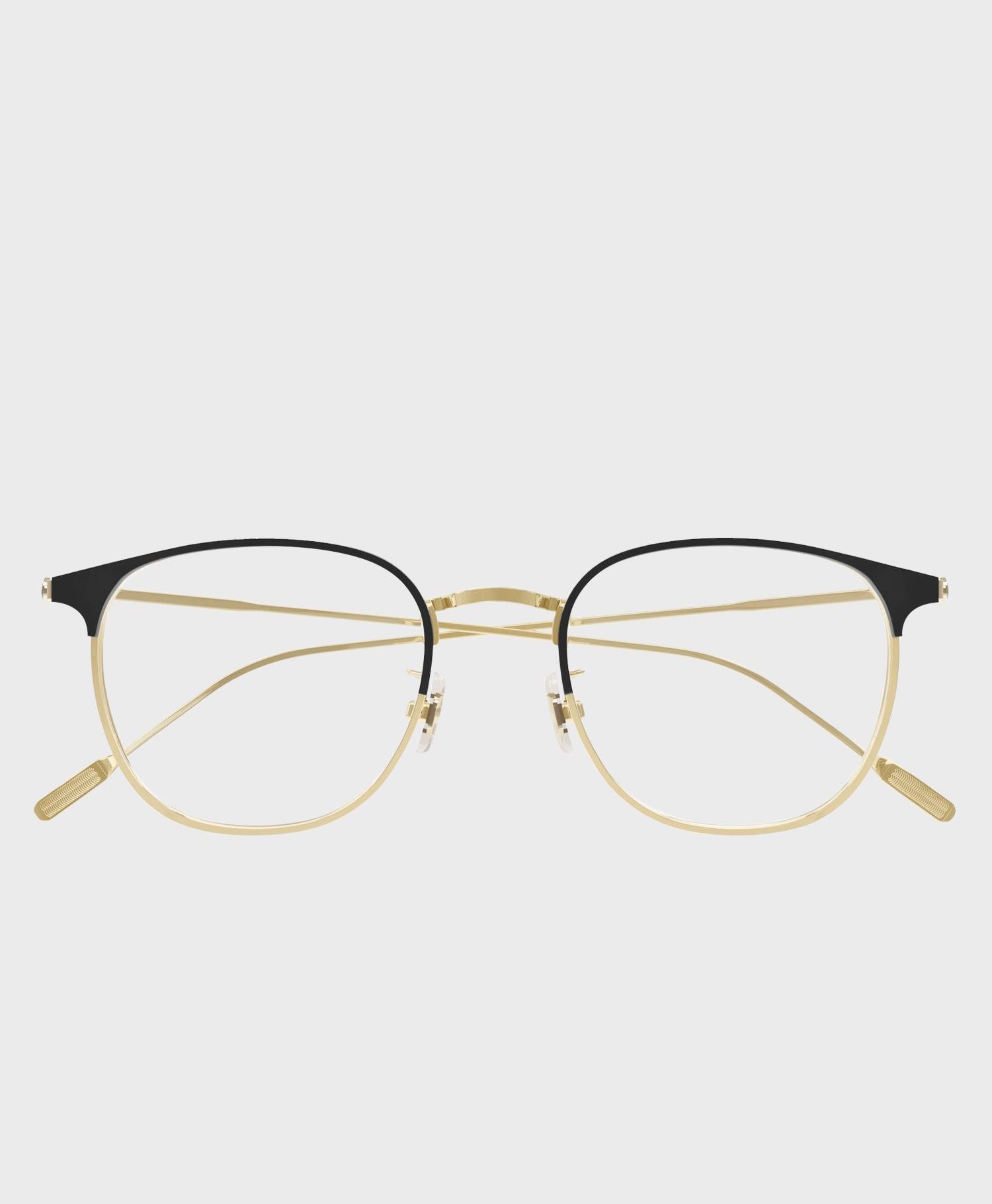 Gọng kính Montblanc MB0191O-001 chính hãng / Montblanc MB0191O-001 Gold Unisex Glasses