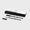 Hộp 2 ruột bút dạ bi Montblanc Rollerball Refills Medium Mystery Black MB-128231
