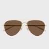 Kính Montblanc MB0235S-006 chính hãng / Montblanc Eyewear Sunglasses Gold Brown