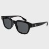 Kính Montblanc MB0175S-001 Shiny Black Sunglasses Man