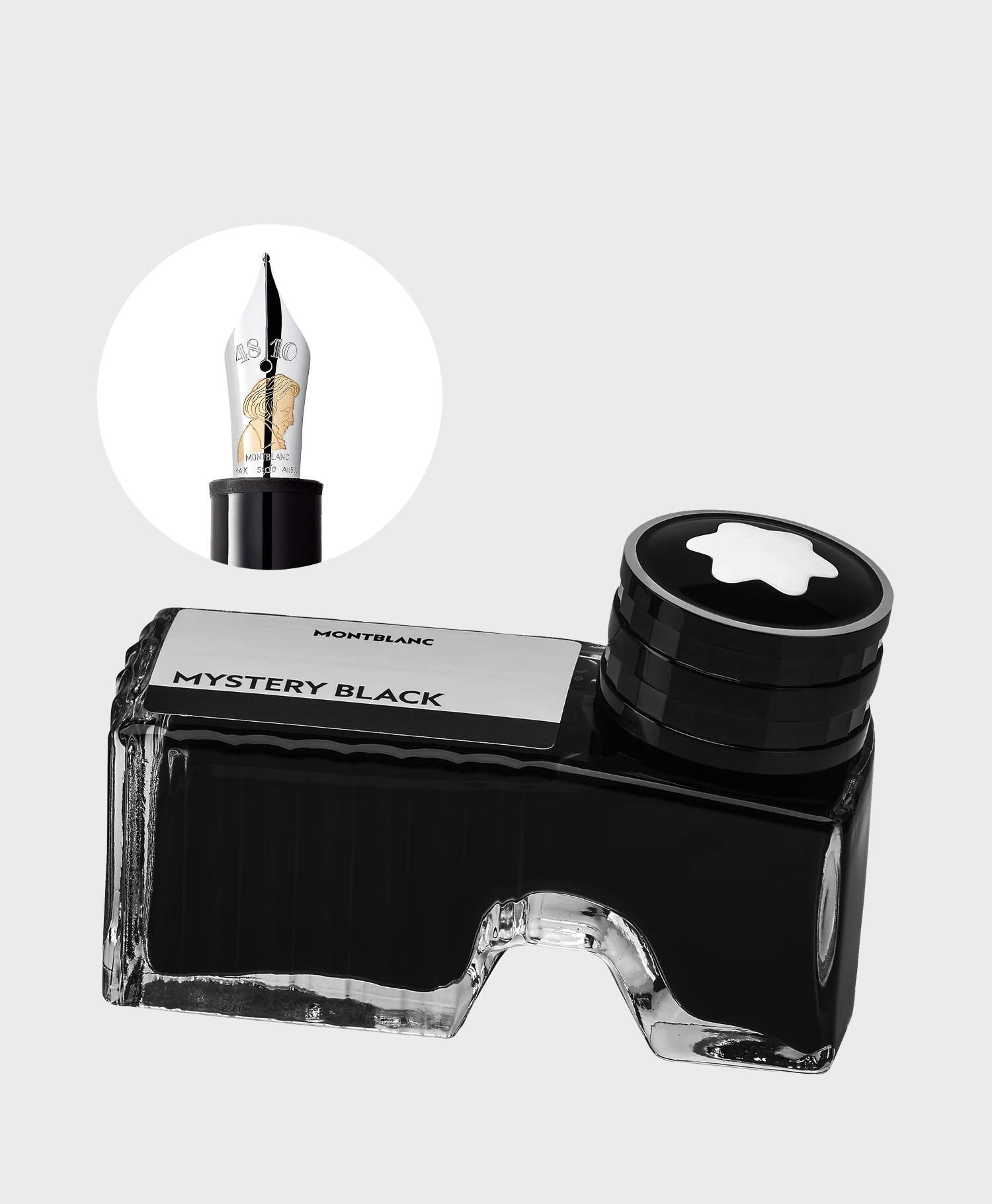 Lọ mực Montblanc màu đen 60ml MB-128184 chính hãng