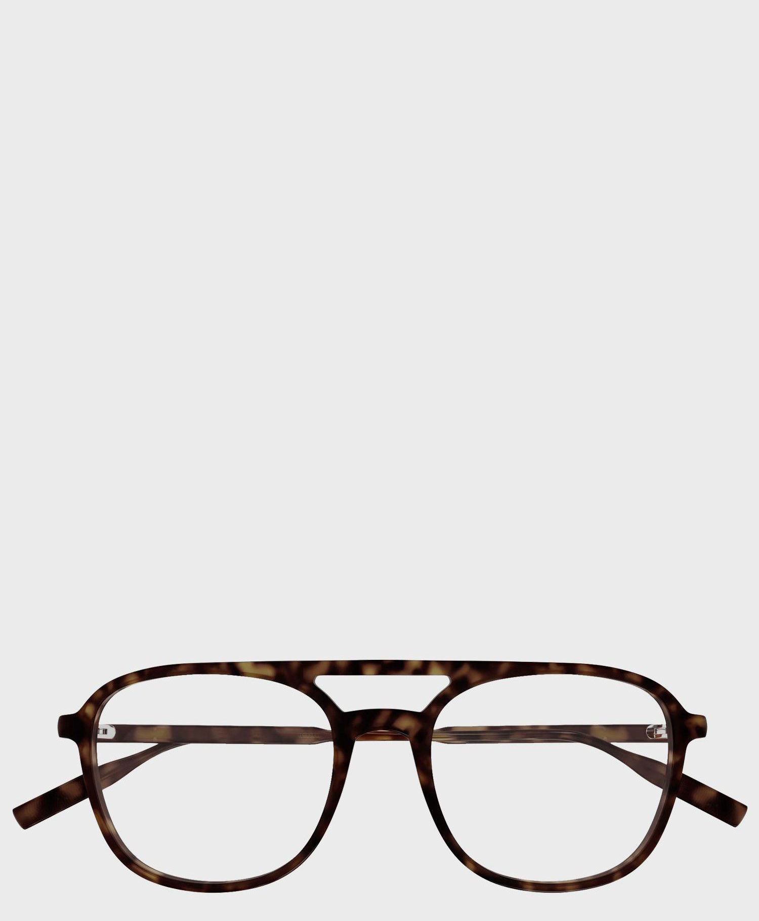 Kính Montblanc Aviator nam chính hãng / Montblanc Aviator Eyeglasses MB0198O-002 Havana Frame Tortoise Full Rim Classic