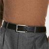 Montblanc Black Westside Leather Belt 114435