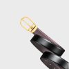 Montblanc Business Gold Reversible Black/Brown Leather Belt 30mm MB111714
