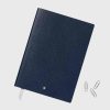 Review sổ Montblanc Notebook 163 - Medium, Indigo, Blank/Dot MB-126124
