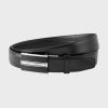 Thắt lưng khóa trượt tự động Montblanc Classic Leather Belt 118421