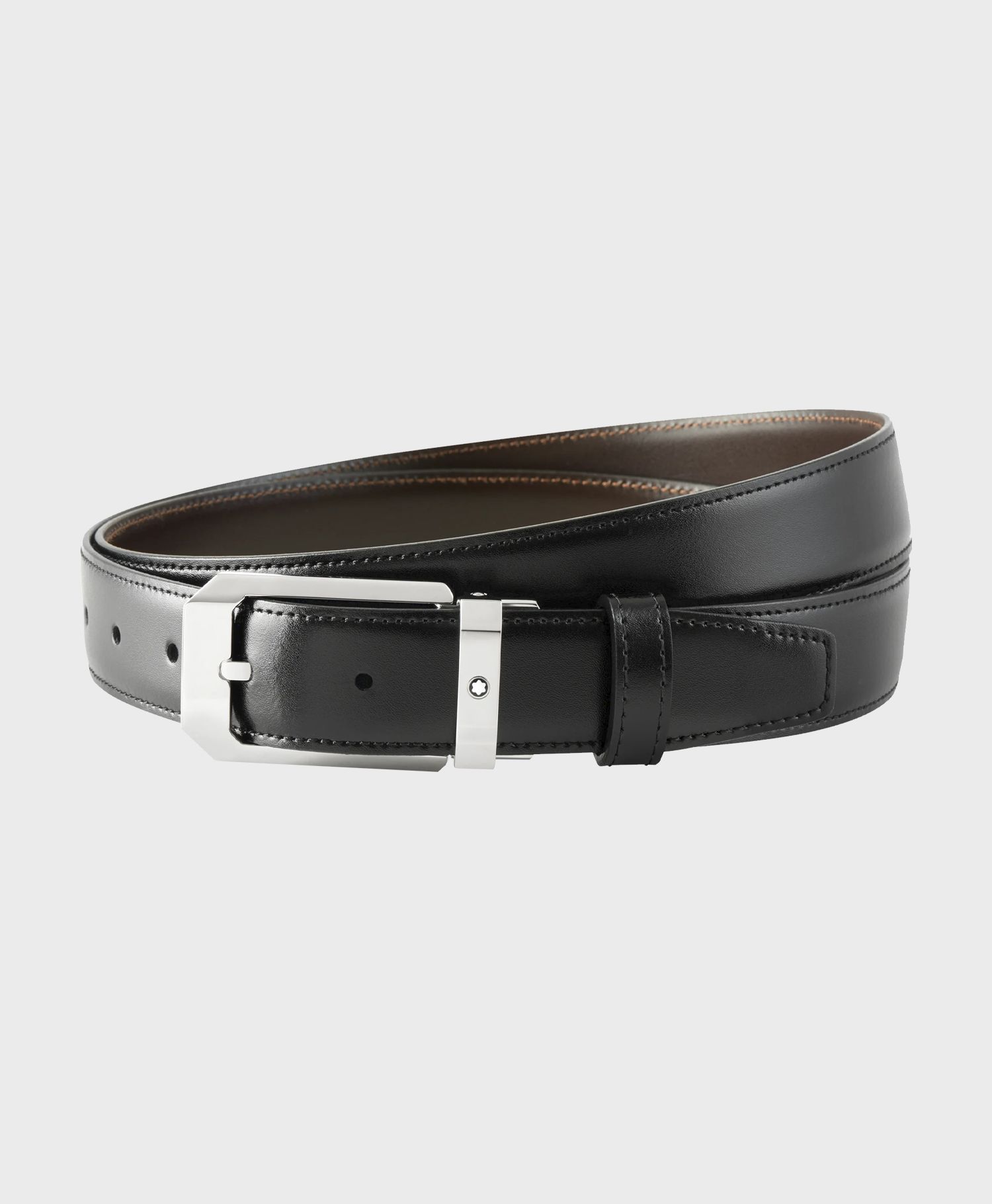 Thắt lưng Montblanc Casual Leather Belt 118447 chính hãng