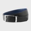 Thắt lưng Montblanc màu xanh Reversible Leather Belt 118438