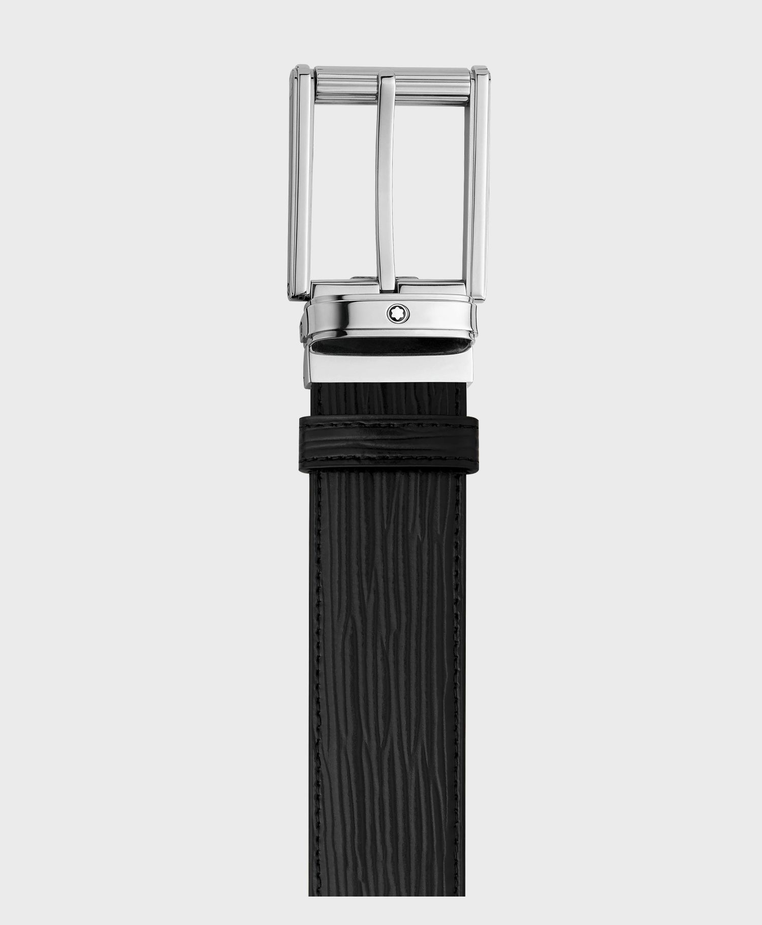 Thắt lưng nam cao cấp Montblanc Men's Black Leather Belt 123908