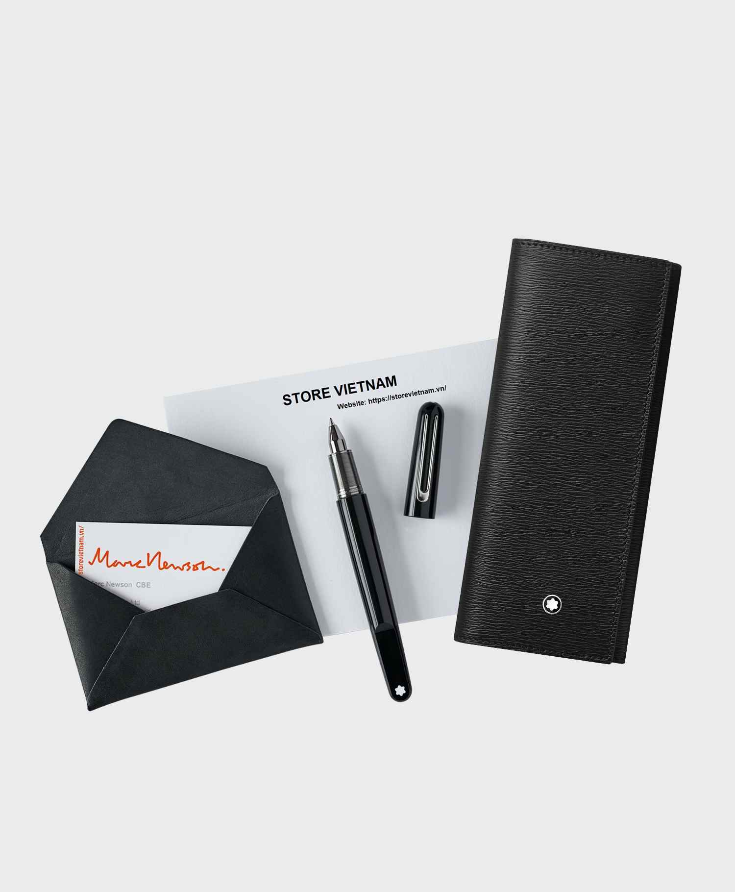 Túi đựng 2 bút Montblanc Meisterstück 4810 2-Pen Pouch MB129259