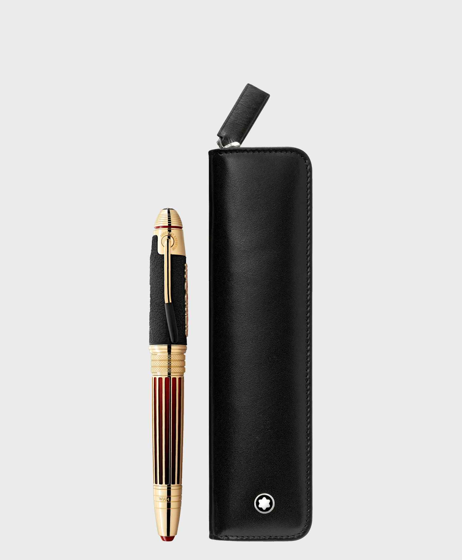 Túi đựng bút Montblanc MB-101872 chính hãng / Montblanc Meisterstück 1 Pen Pouch with Zipper MB101872