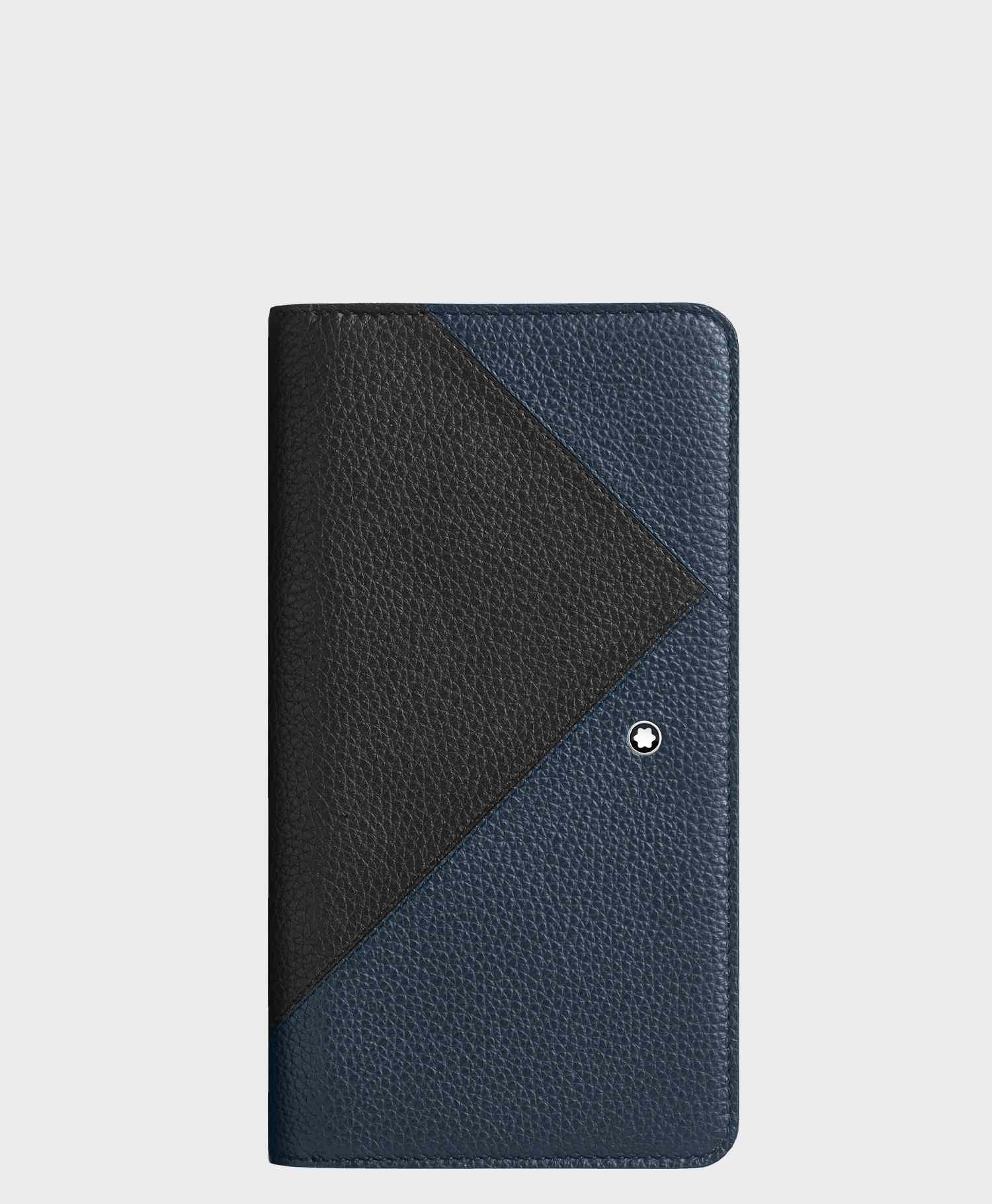 Ví Montblanc Meisterstück Soft Grain Geometry Wallet 12cc Zip Around MB128529